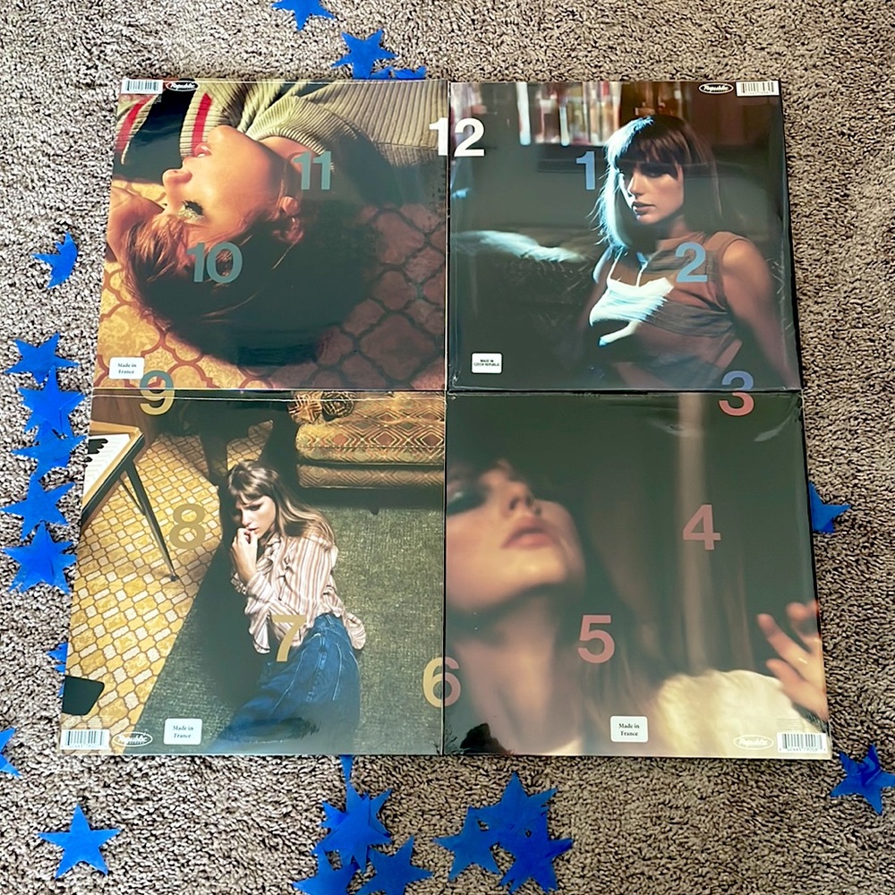 Taylor Swift Midnight Vinyls Set of 4